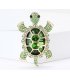 XSB188 - Gemstone Turtle Brooch